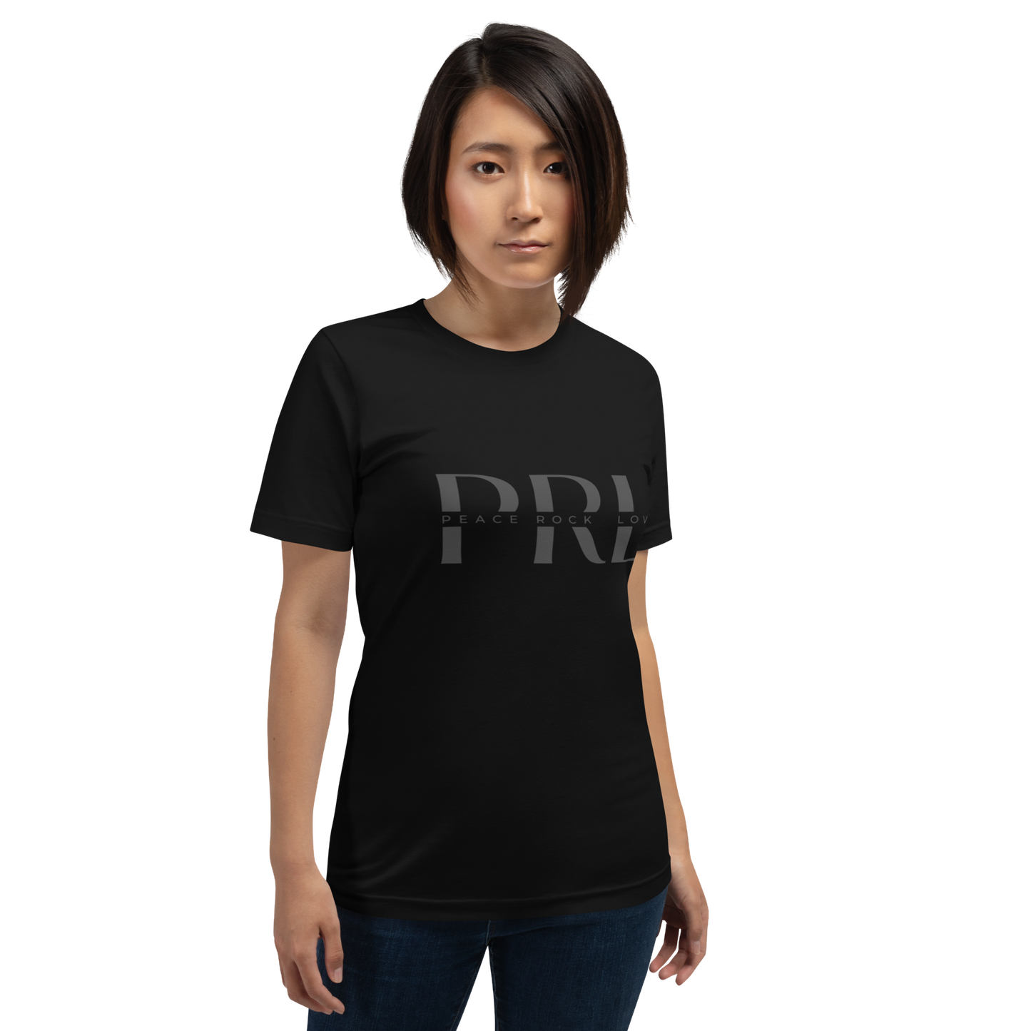 PRL Logo | Gray on Black Unisex t-shirt