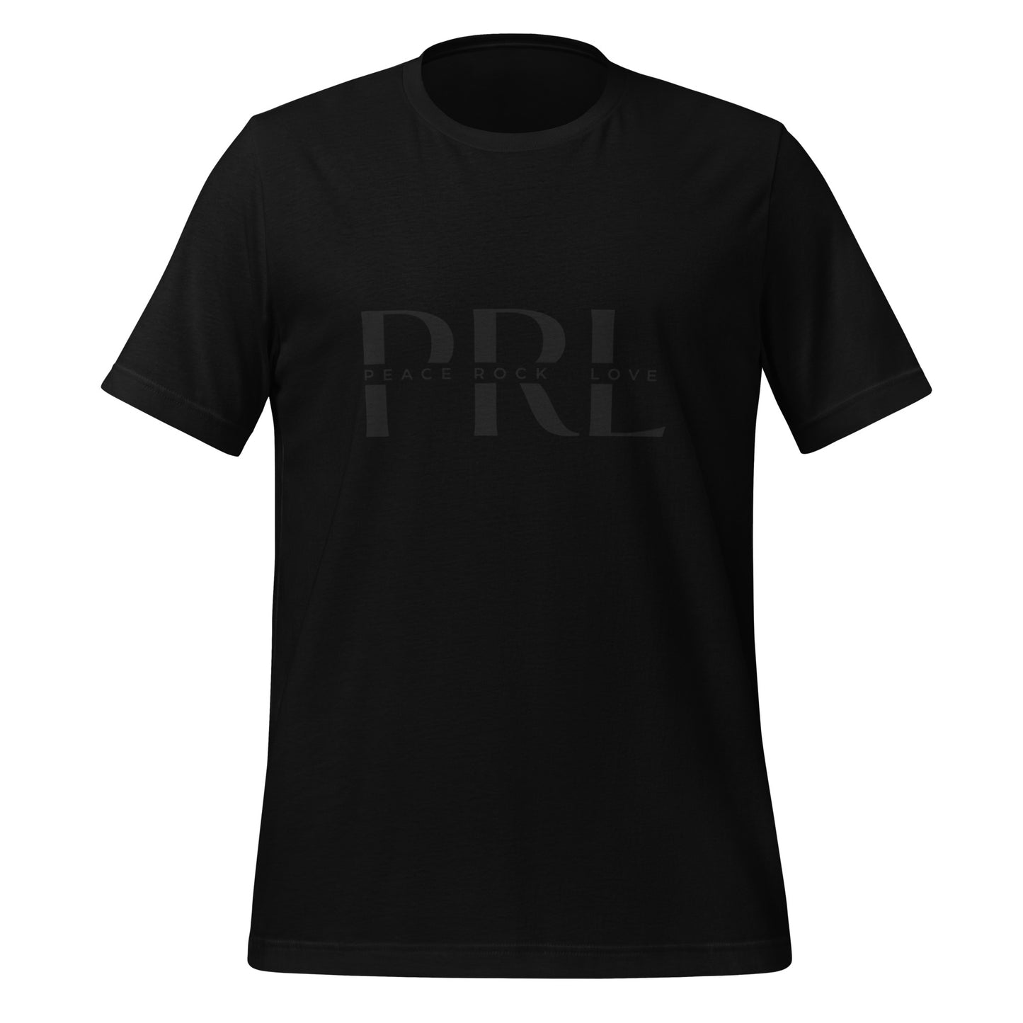 PRL Logo | Gray on Black Unisex t-shirt