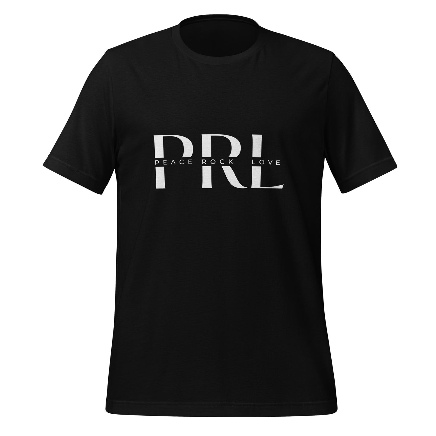 PRL Logo | White on Black Unisex t-shirt