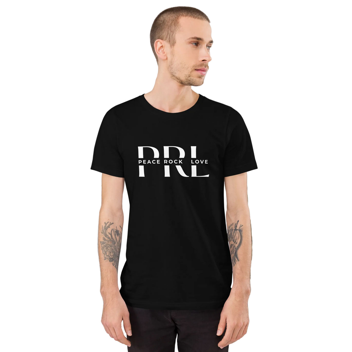 Logo | White on Black Unisex t-shirt