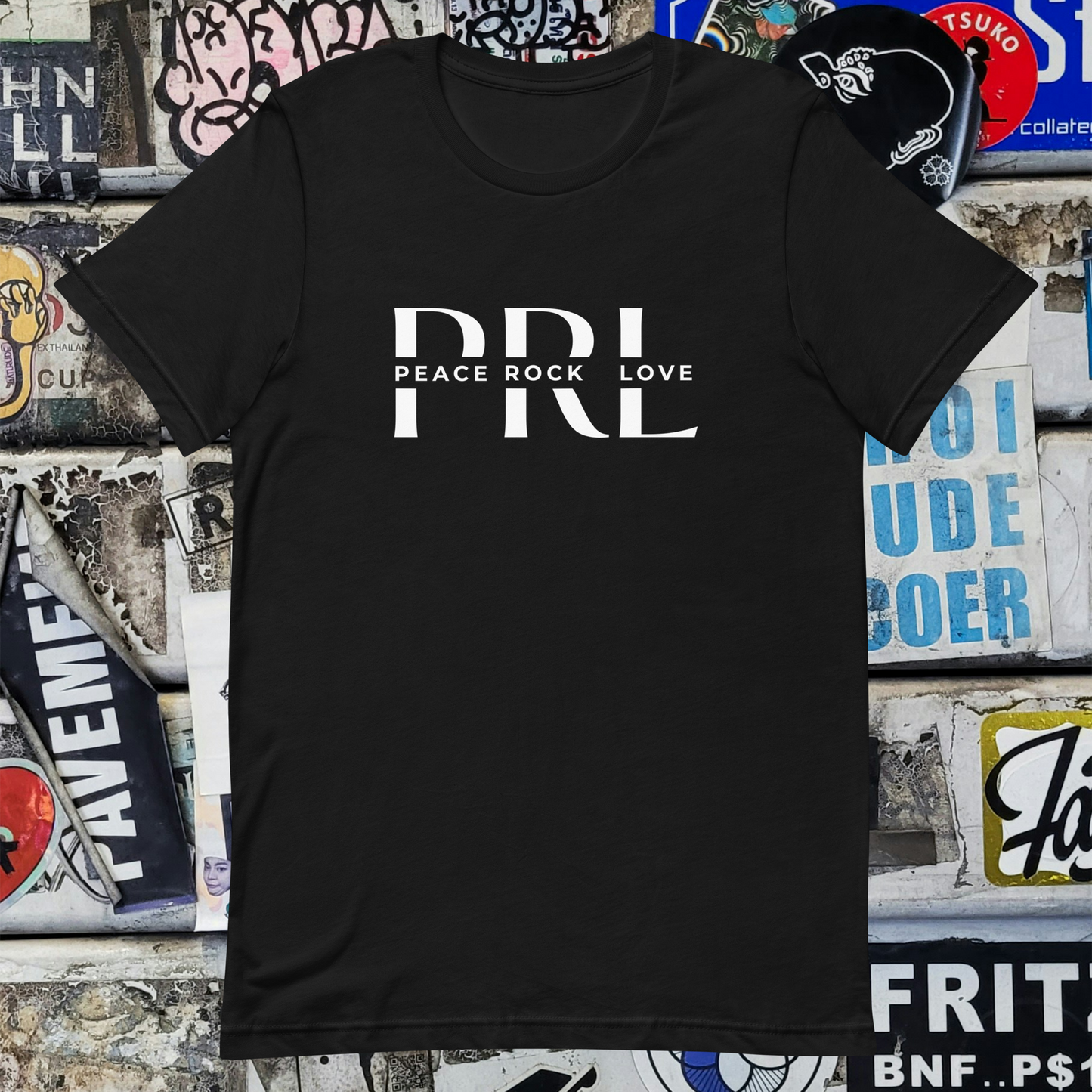 Logo | White on Black Unisex t-shirt