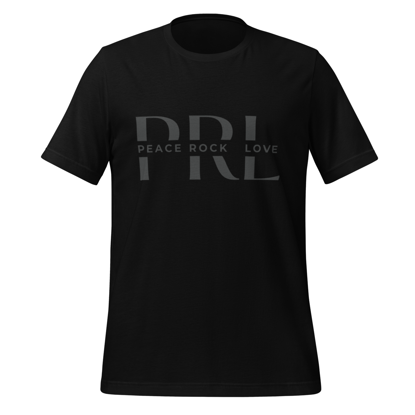 Logo | Gray on Black Unisex t-shirt