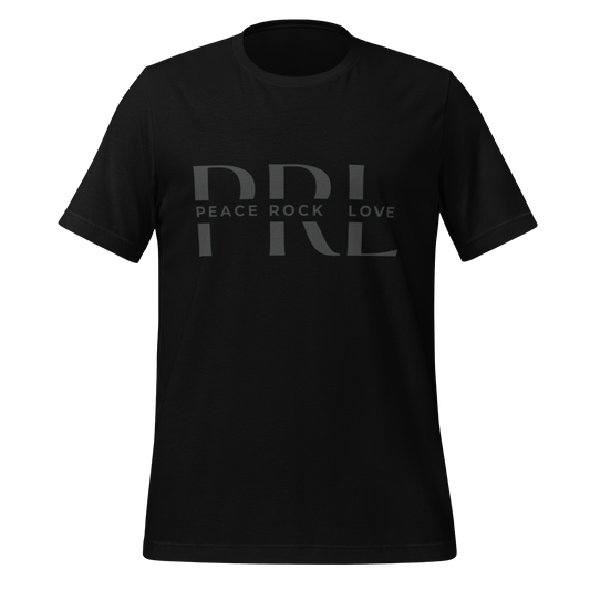 Logo | Gray on Black Unisex t-shirt