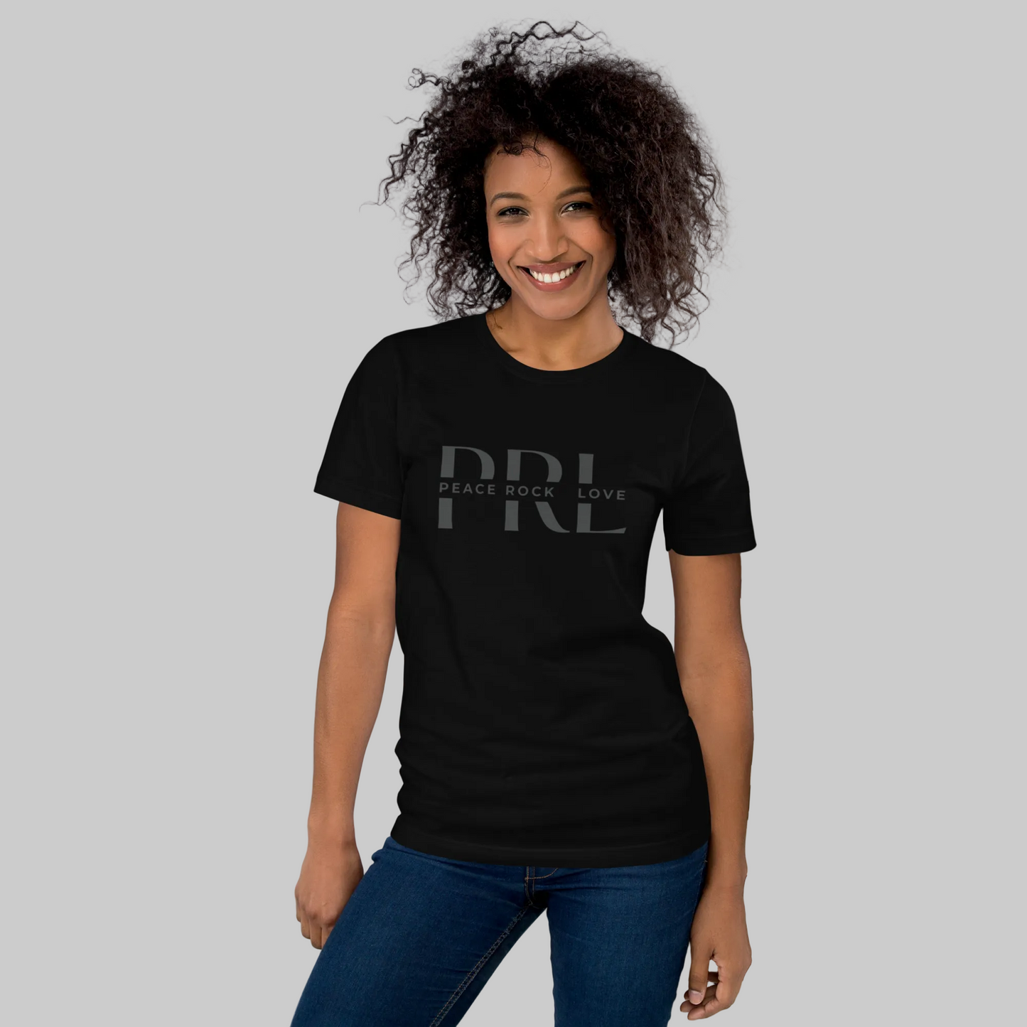 Logo | Gray on Black Unisex t-shirt