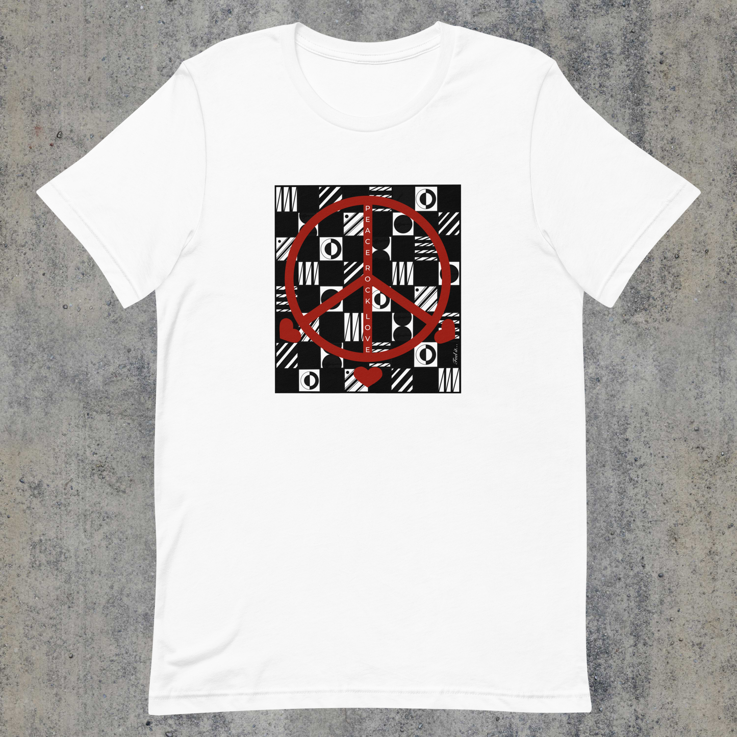 Because | White Unisex t-shirt