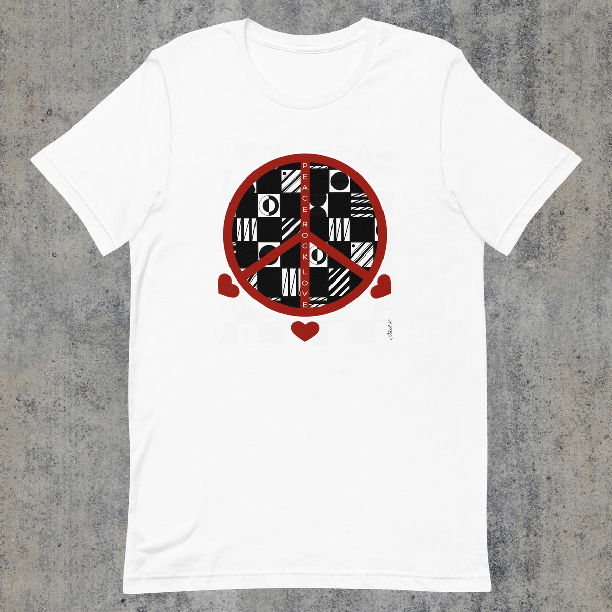Because | White Unisex t-shirt